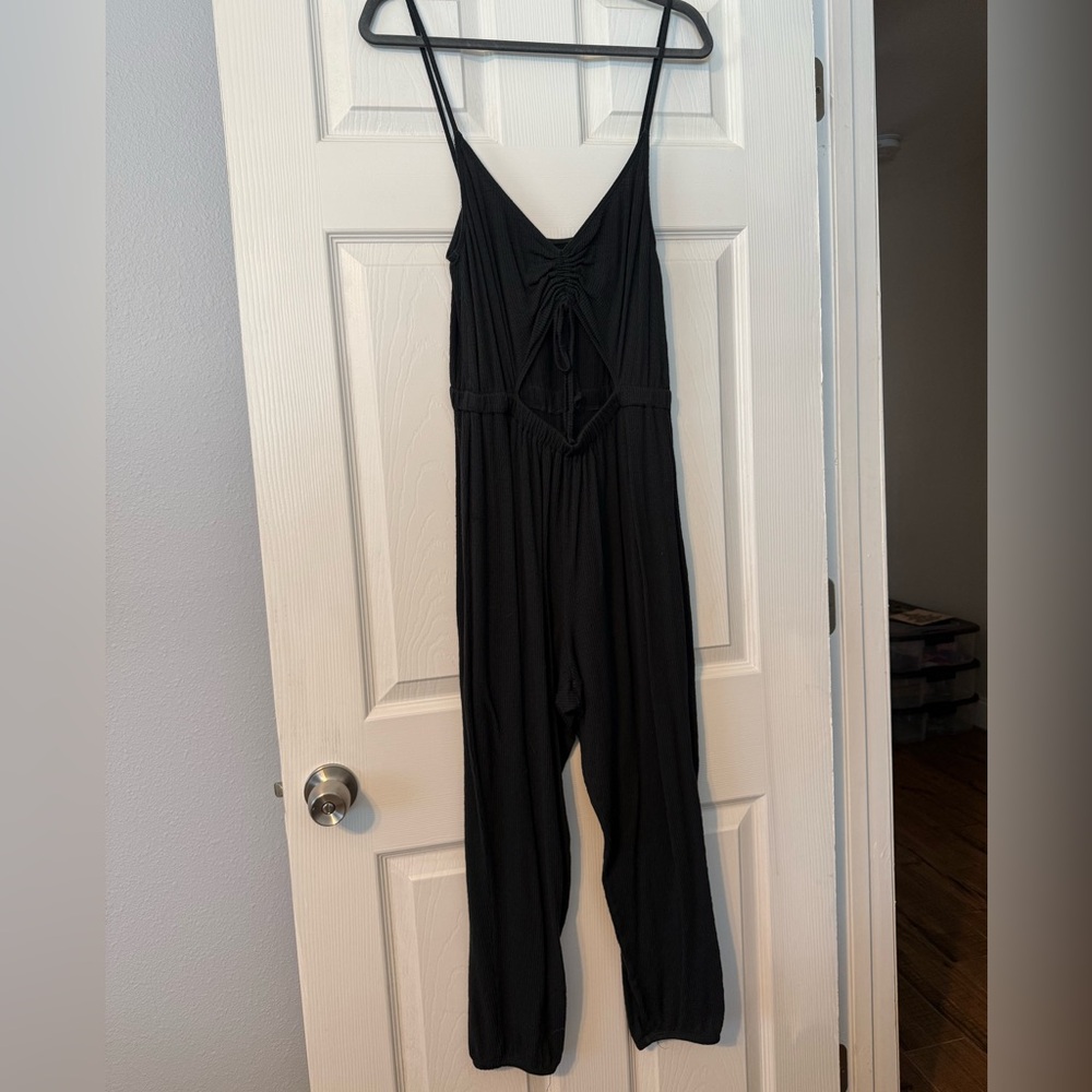 Urban Outfitters Black Strappy Jumpsuit